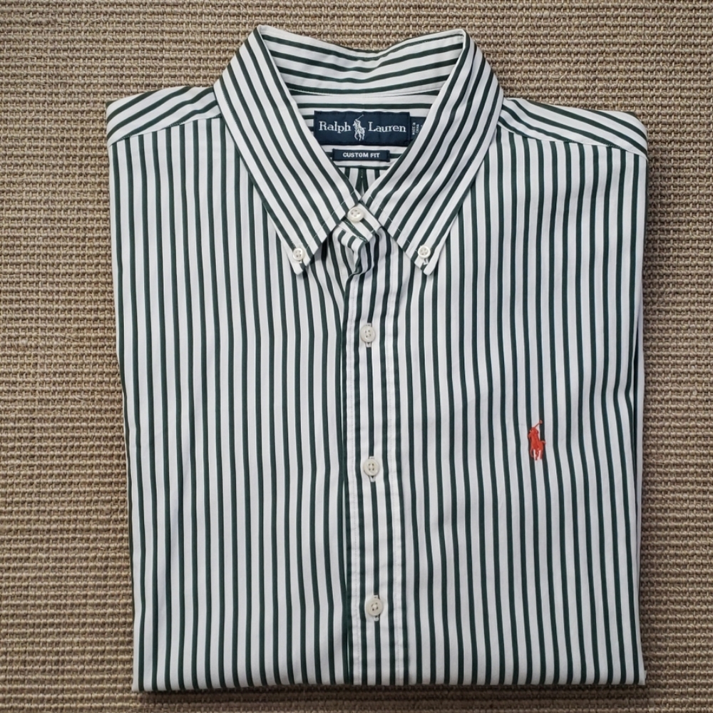 Ralph Lauren men's striped button down shirt